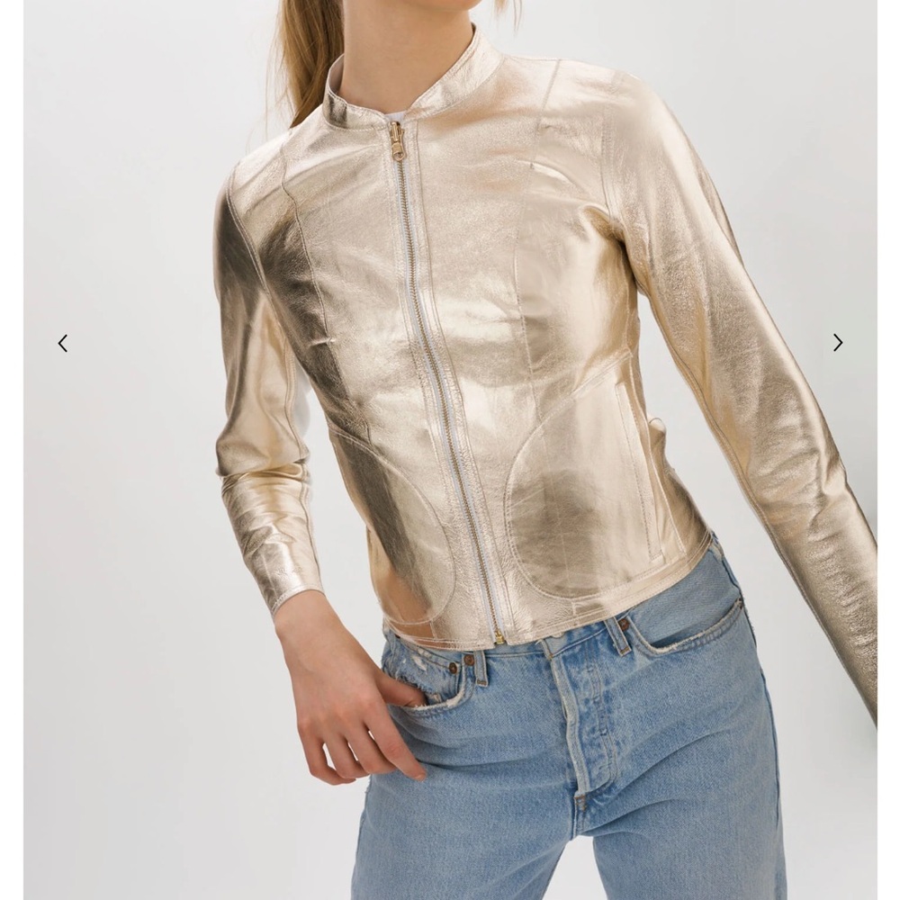 Lamarque CHAPIN Reversible Leather Bomber Jacket - Picture 4 of 9